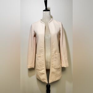 H&M Cream Textured Knit Cardigan